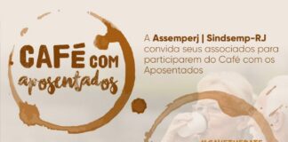 RJ – Sindsemp-RJ lança o evento Café com Aposentados